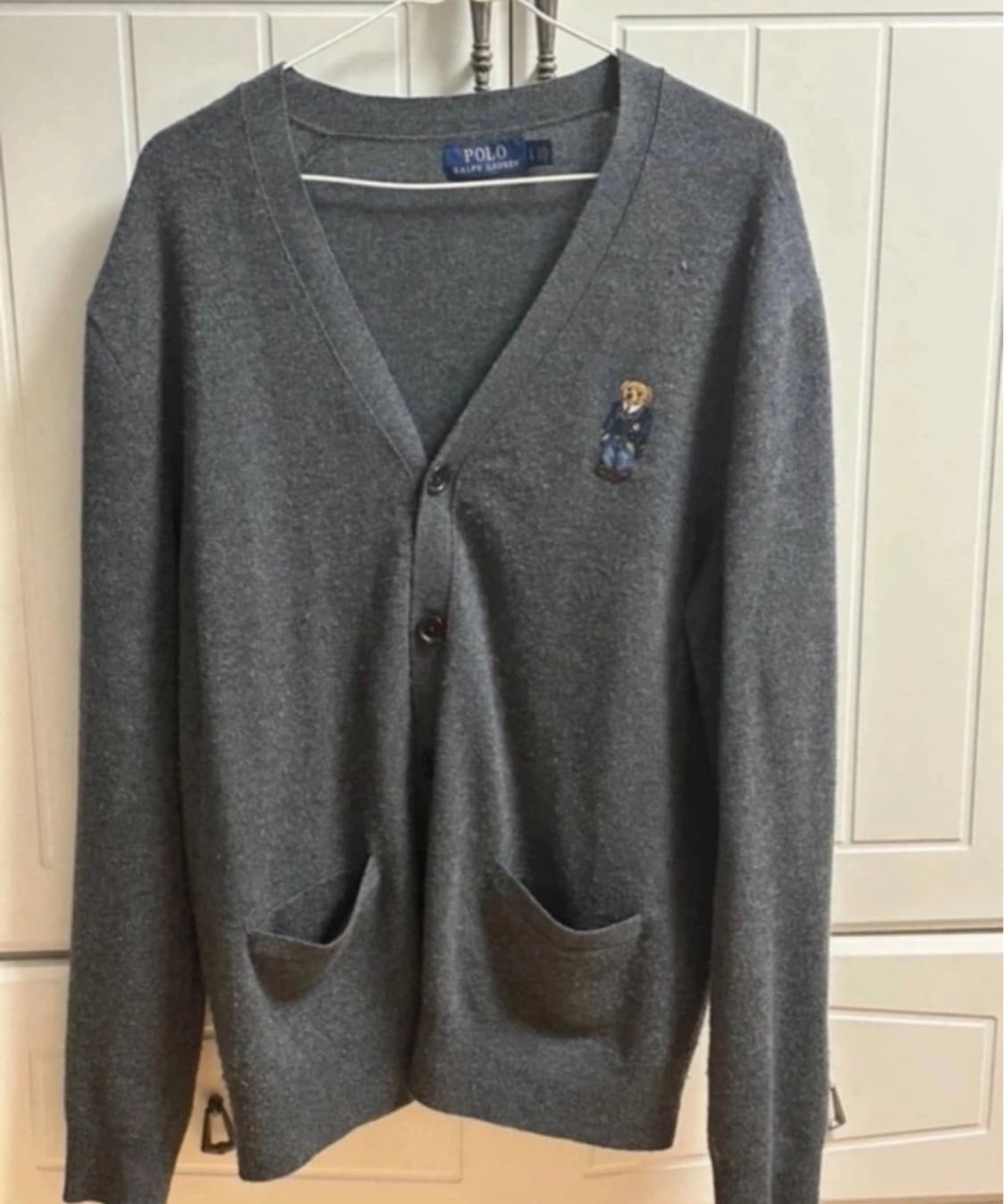 L 폴로 랄프로렌 그레이 가디건 상품이미지1