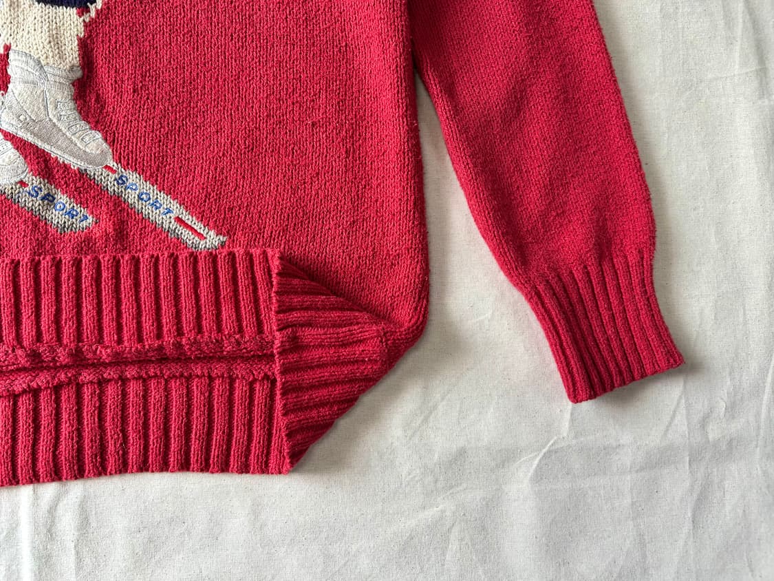 90s Ralph Lauren Polo Sport 폴로베어 스웨터 상품이미지6