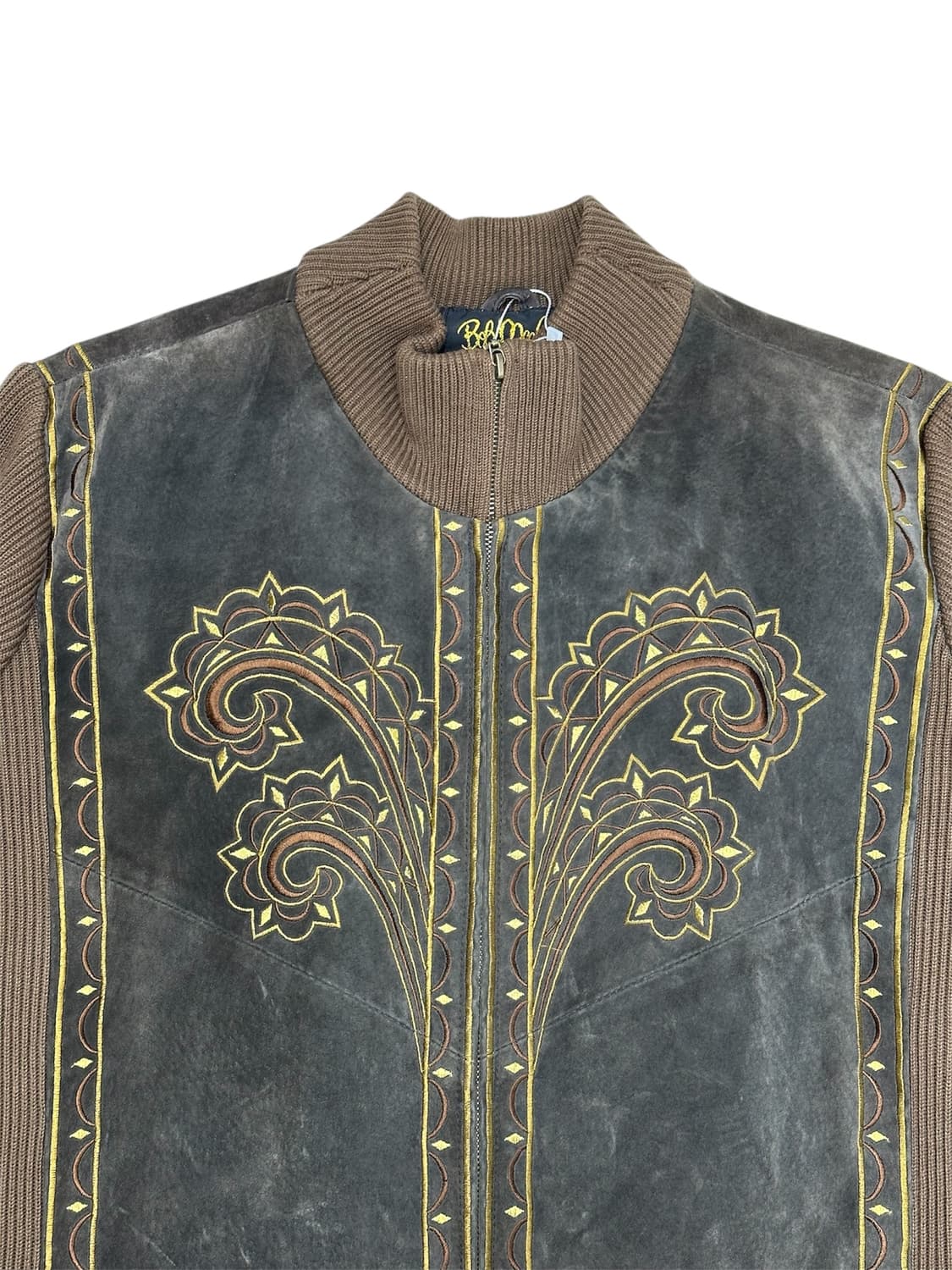 (80s)BOB MACKIE ‘WEARABLE ART’ 스웨이드 자켓 상품이미지4