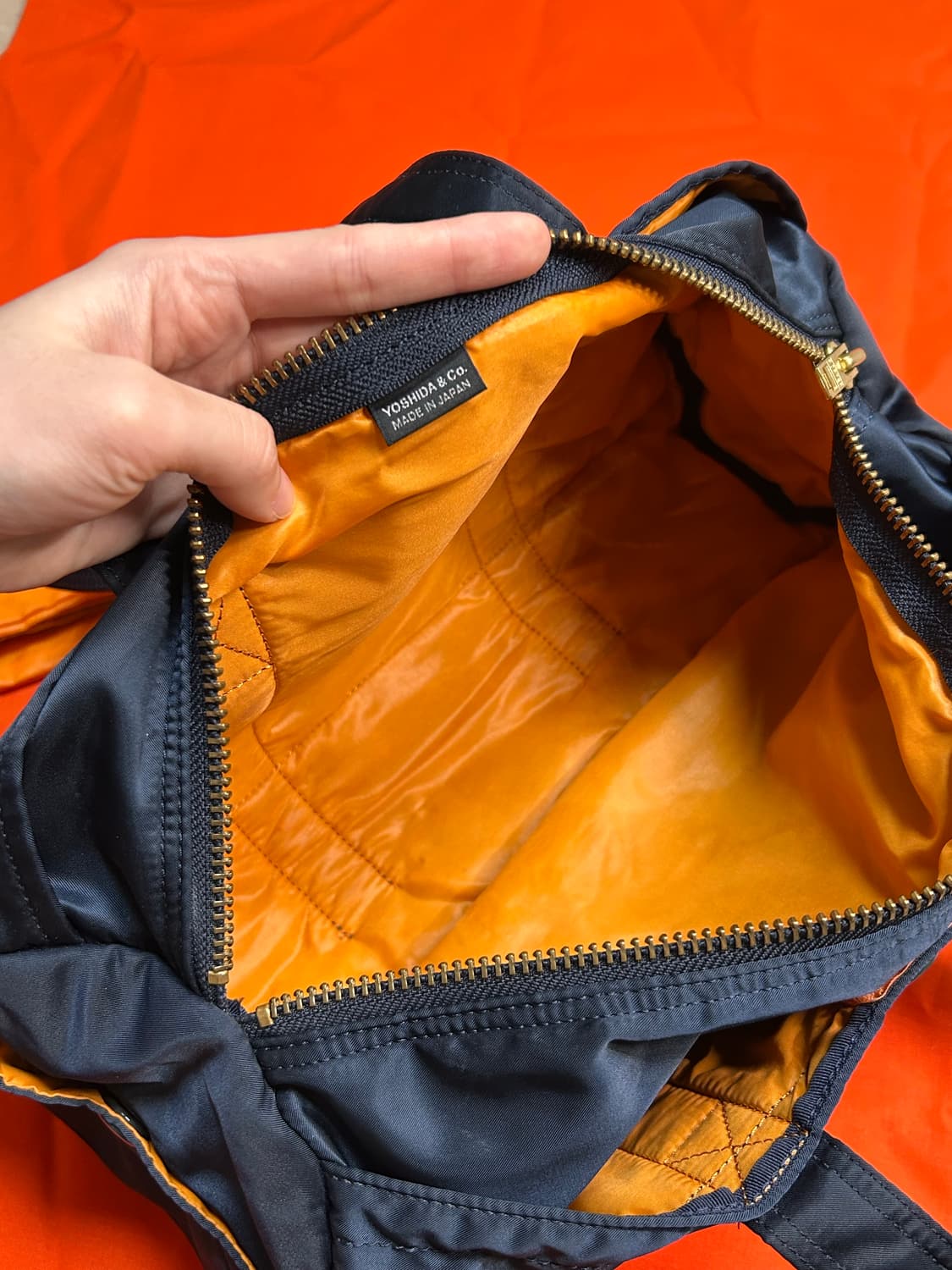 신형) 요시다포터 탱커 더플백 아이언블루L 상품이미지6