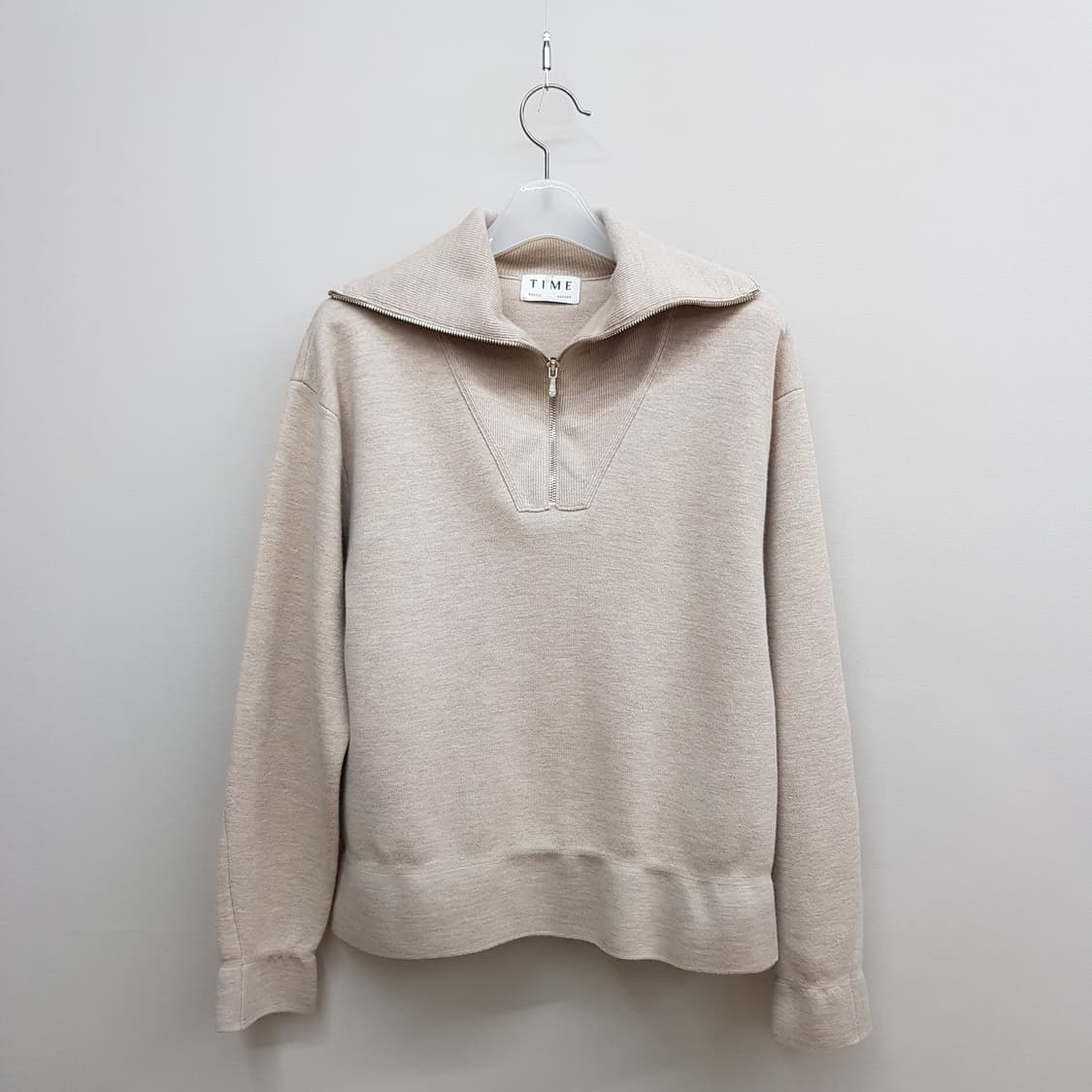 한섬 타임 TIME 2023 니트 집업 투피스 셋업 F사이즈 상품이미지3