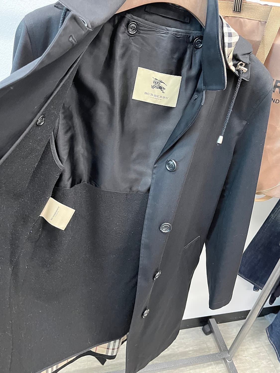 여) 버버리 런던 후드 내피코트  상품이미지6