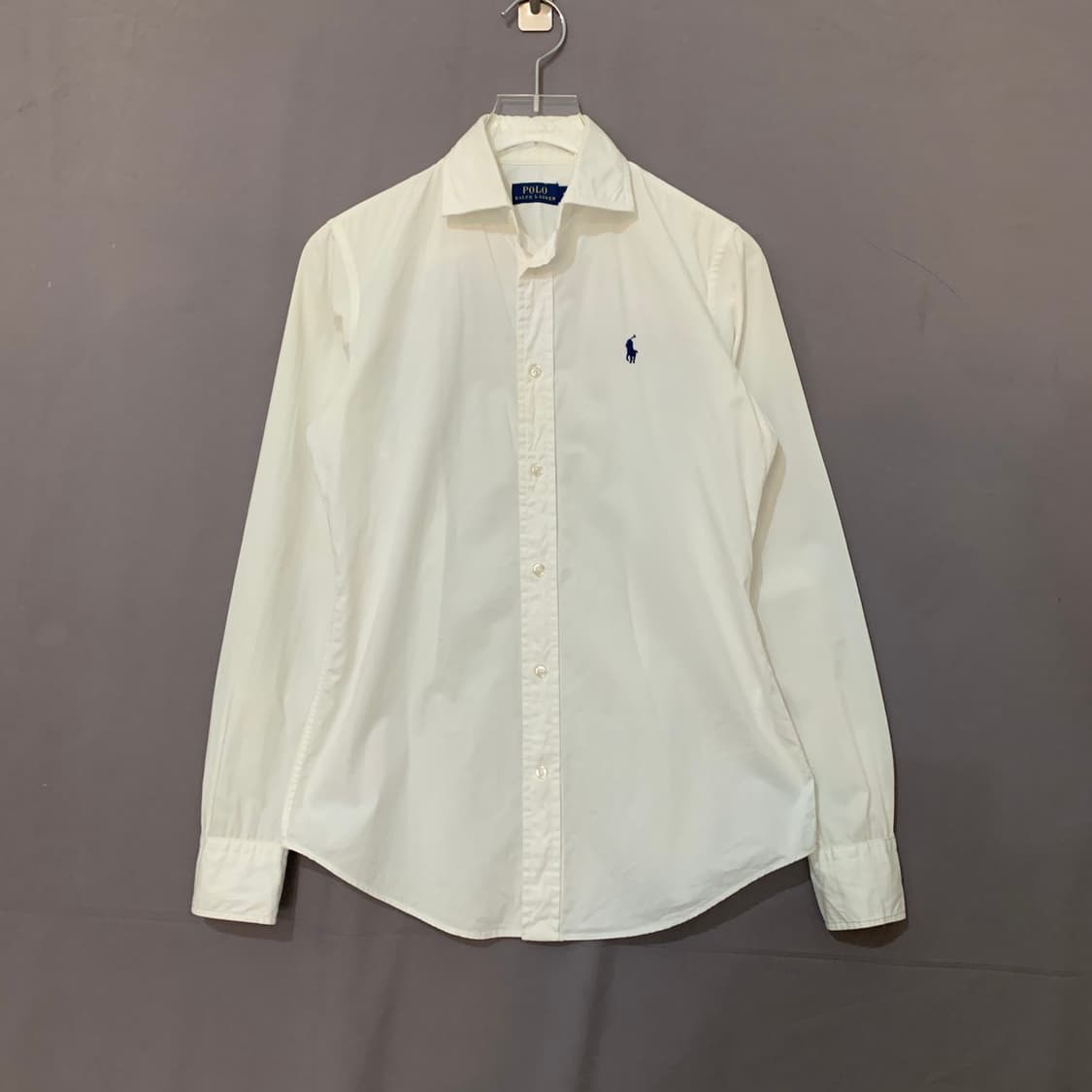 0 폴로랄프로렌 여성 화이트 스판 블라우스 셔츠 상품이미지1