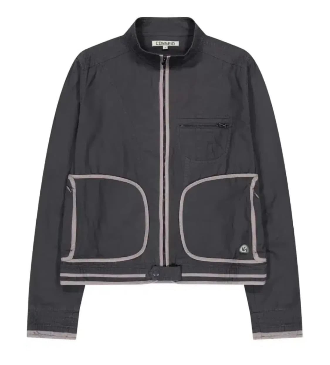 코이세이오 바인딩 코튼자켓 퍼플브라운 상품이미지1