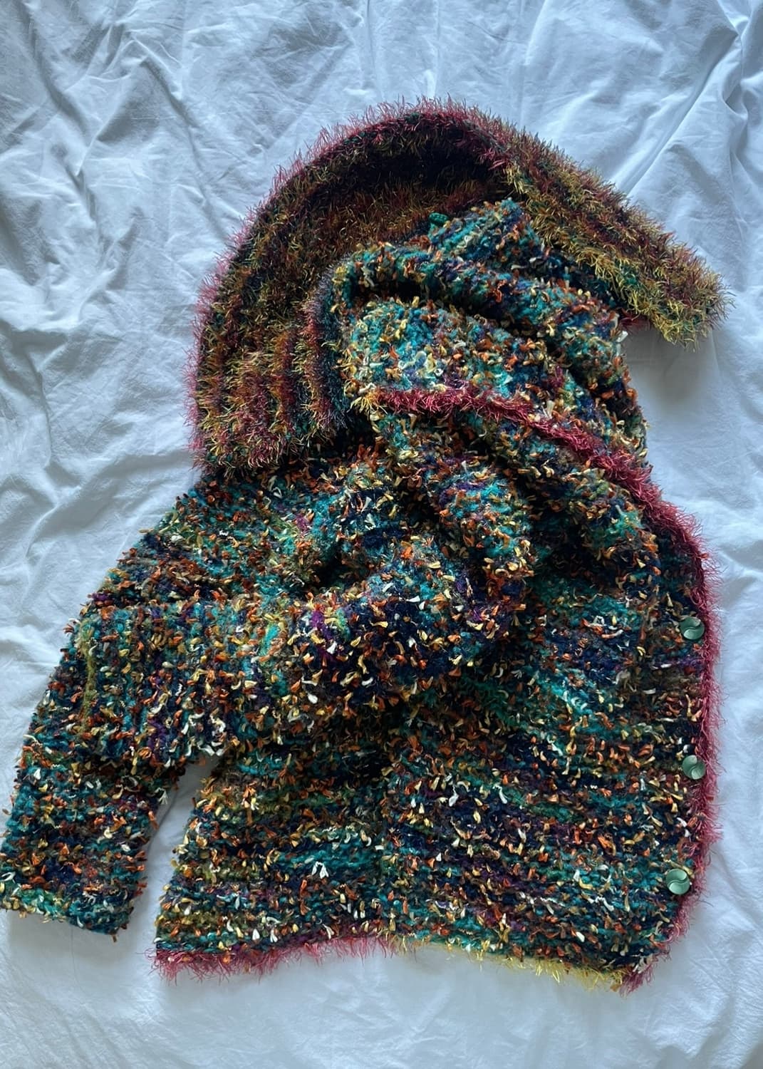 샤기 가디건 상품이미지3