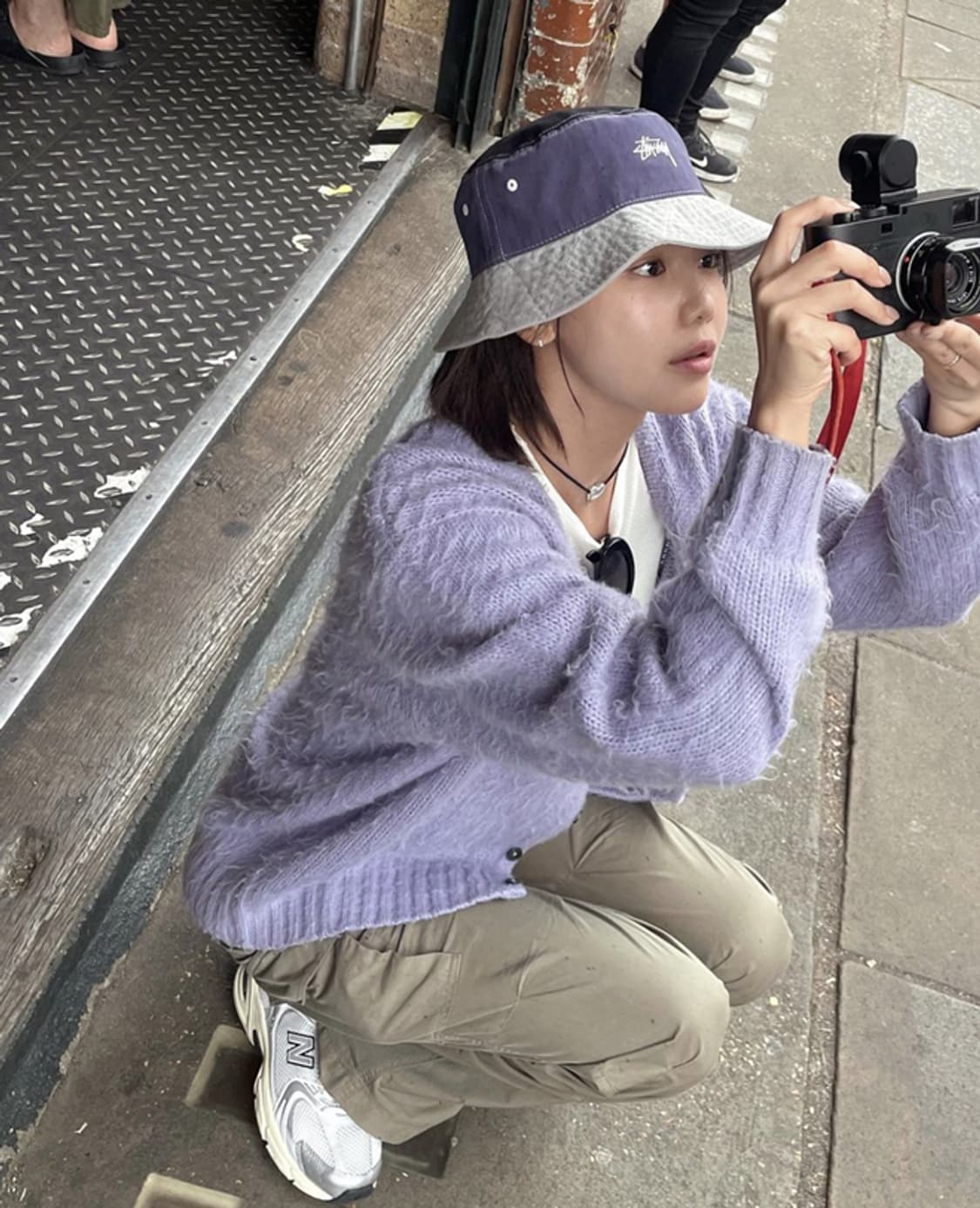 새제품)스투시 컬러 블록 버킷햇 상품이미지2