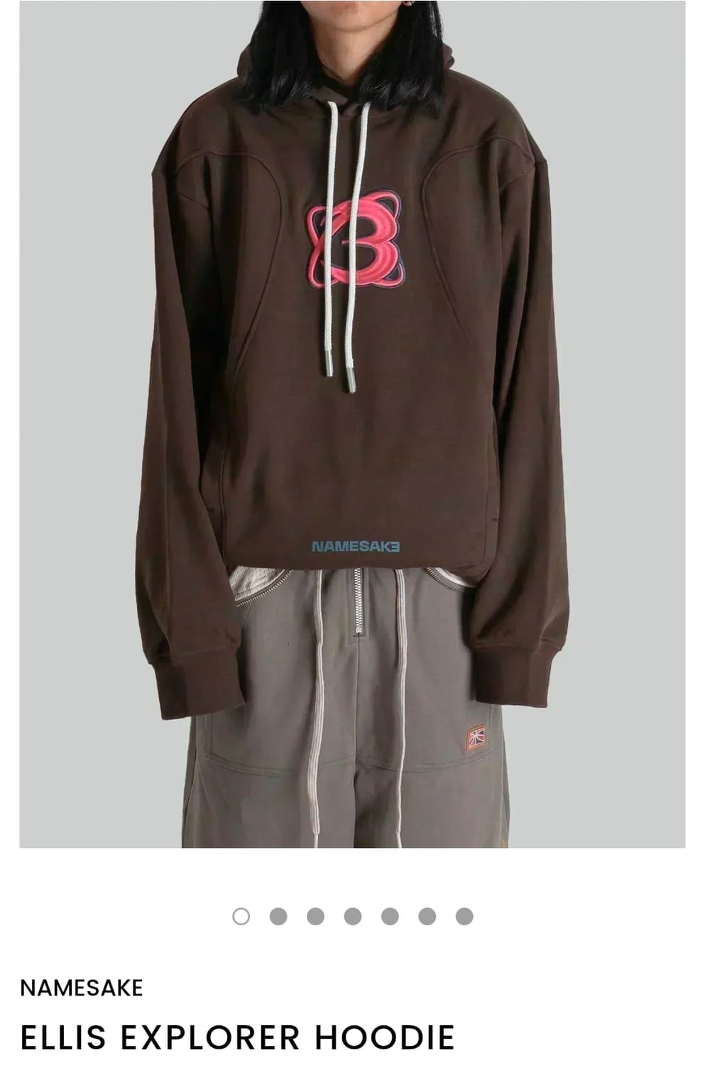 네임세이크NAMESAKE 엘리스 익스플로러 후드티 M 상품이미지1