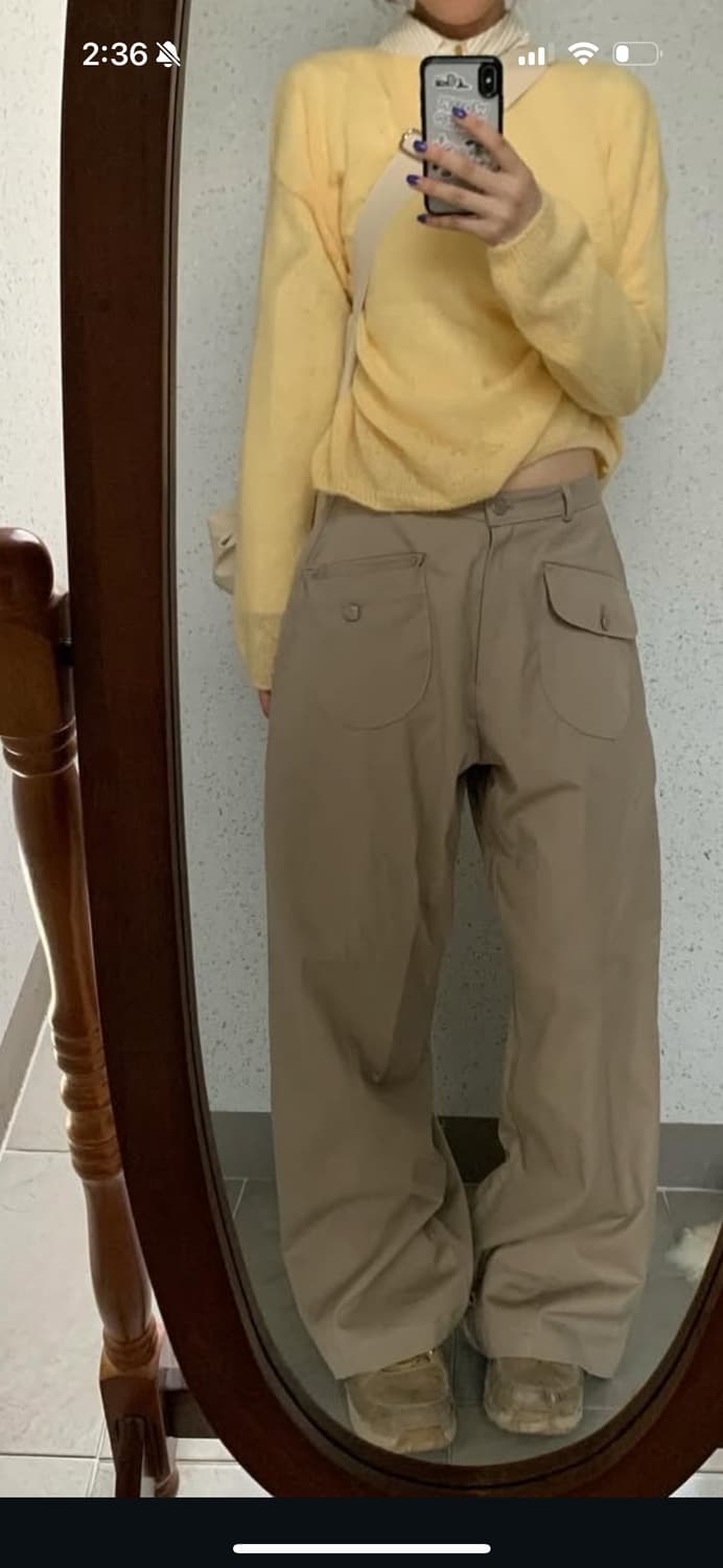 베이지 팬츠 상품이미지1