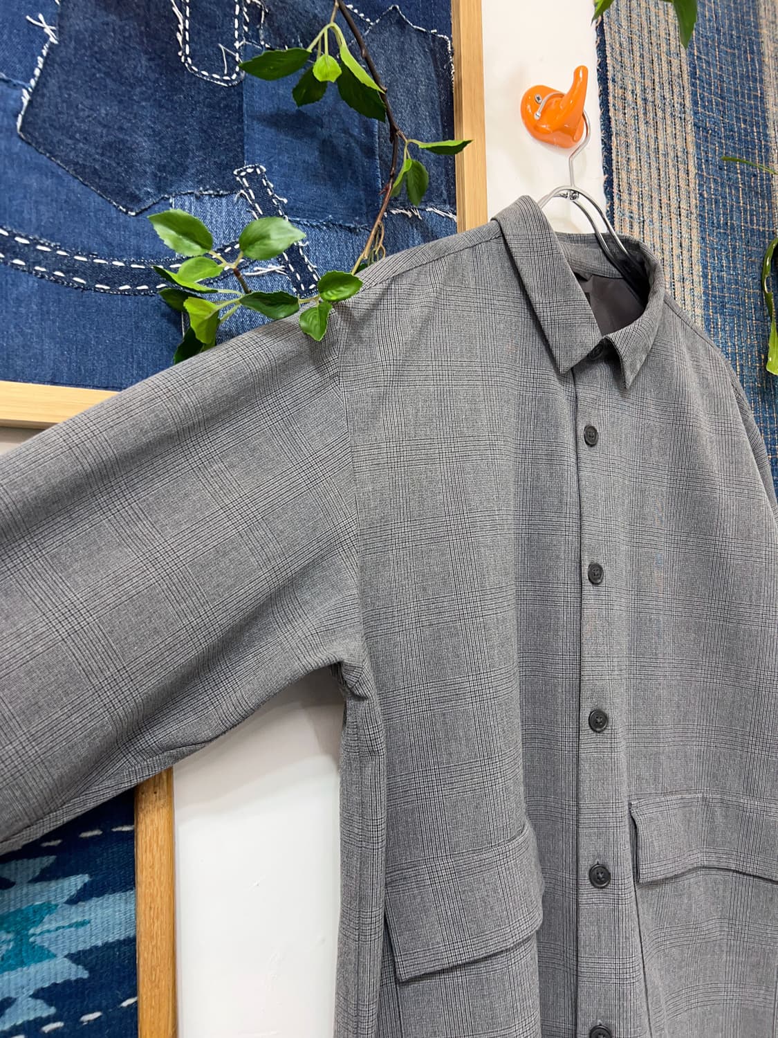 GLOBALWORK  Glen Checkered Jacket 상품이미지5