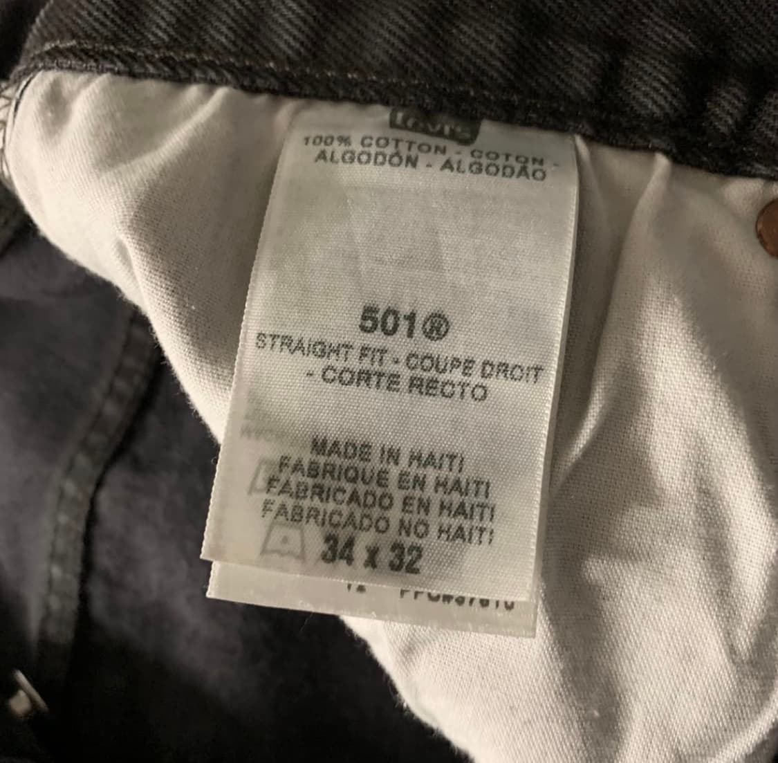 리바이스 501 34(32) 상품이미지5