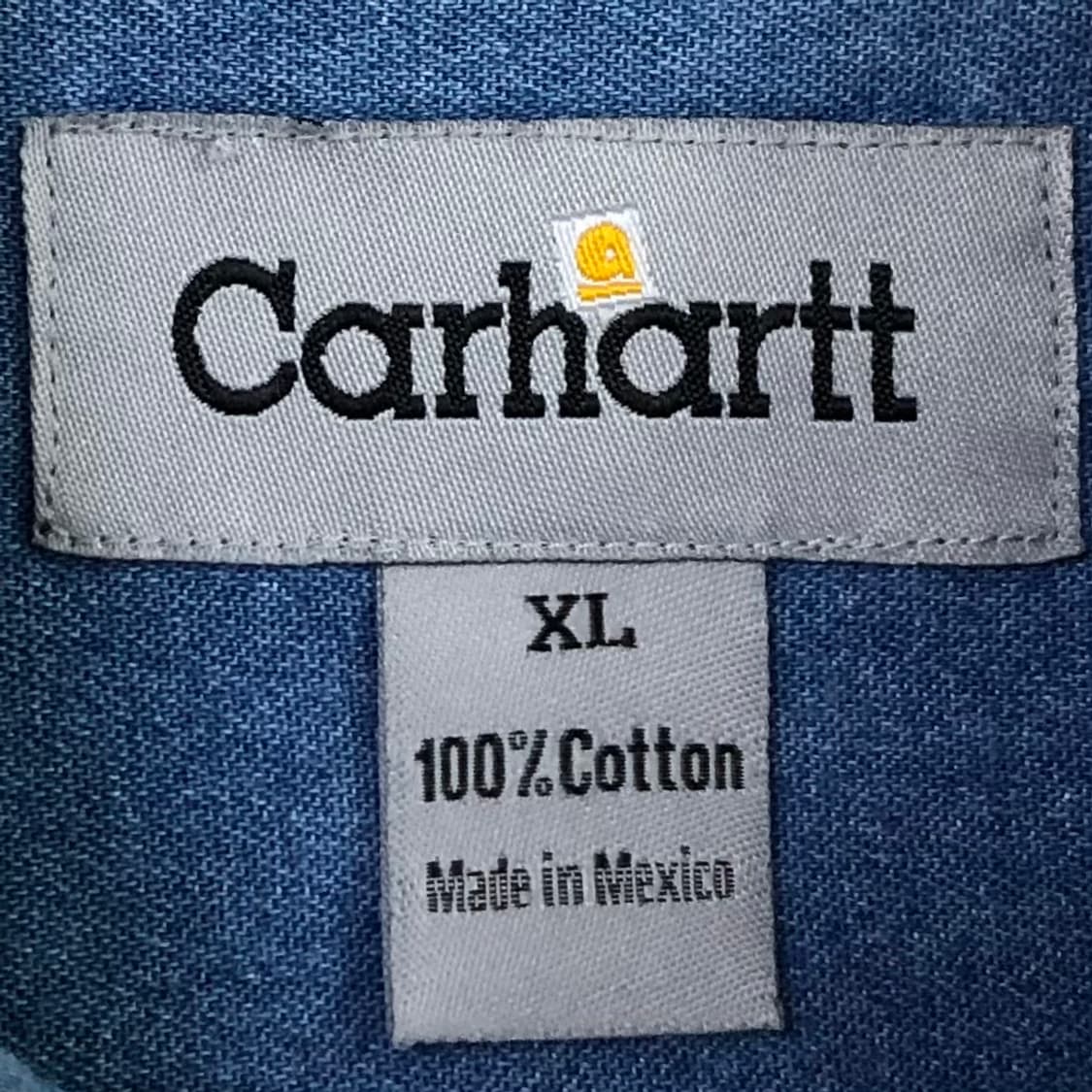 Xxl 칼하트 데님 셔츠 상품이미지3