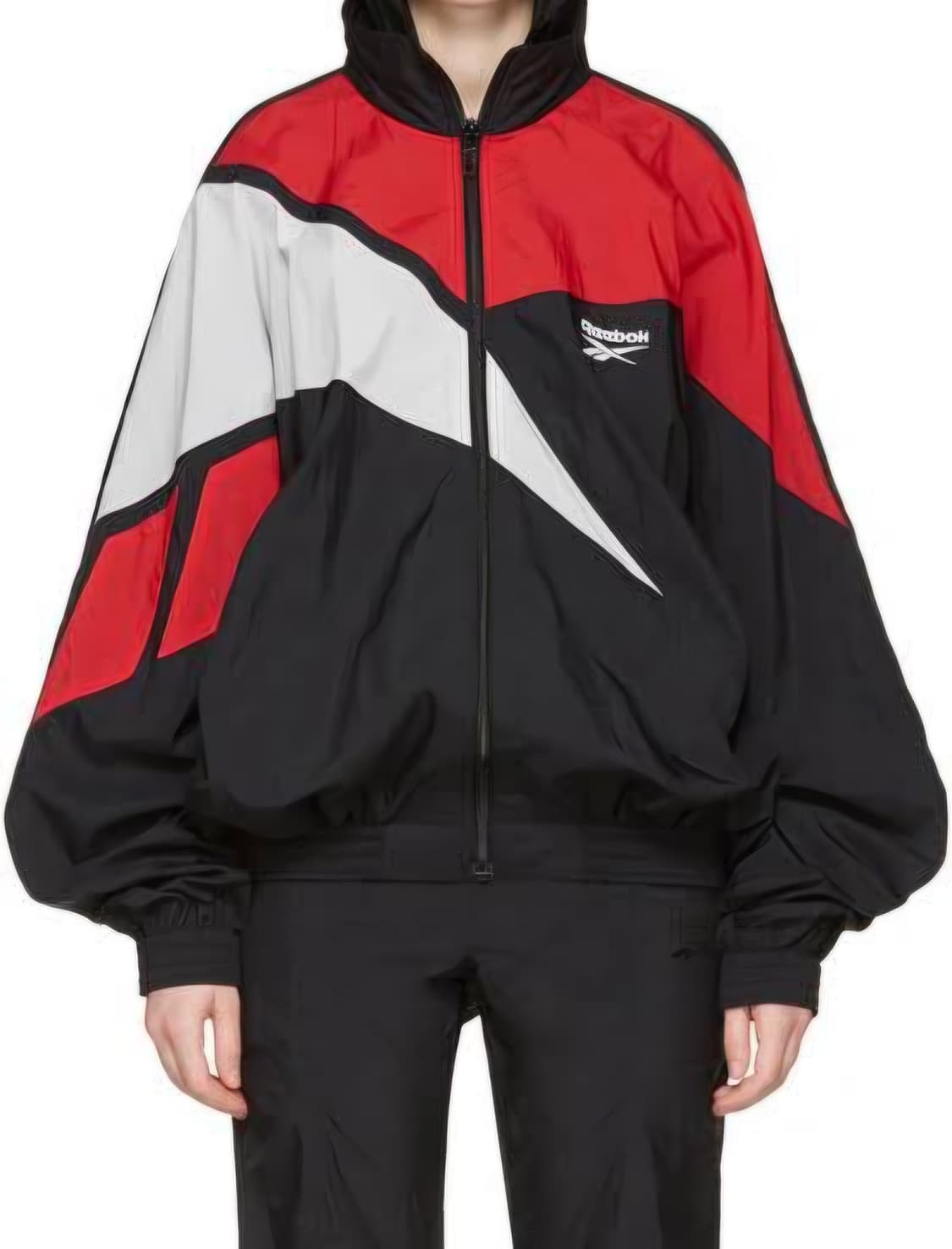 [L] 베트멍 x 리복 트랙 자켓 검빨 상품이미지3