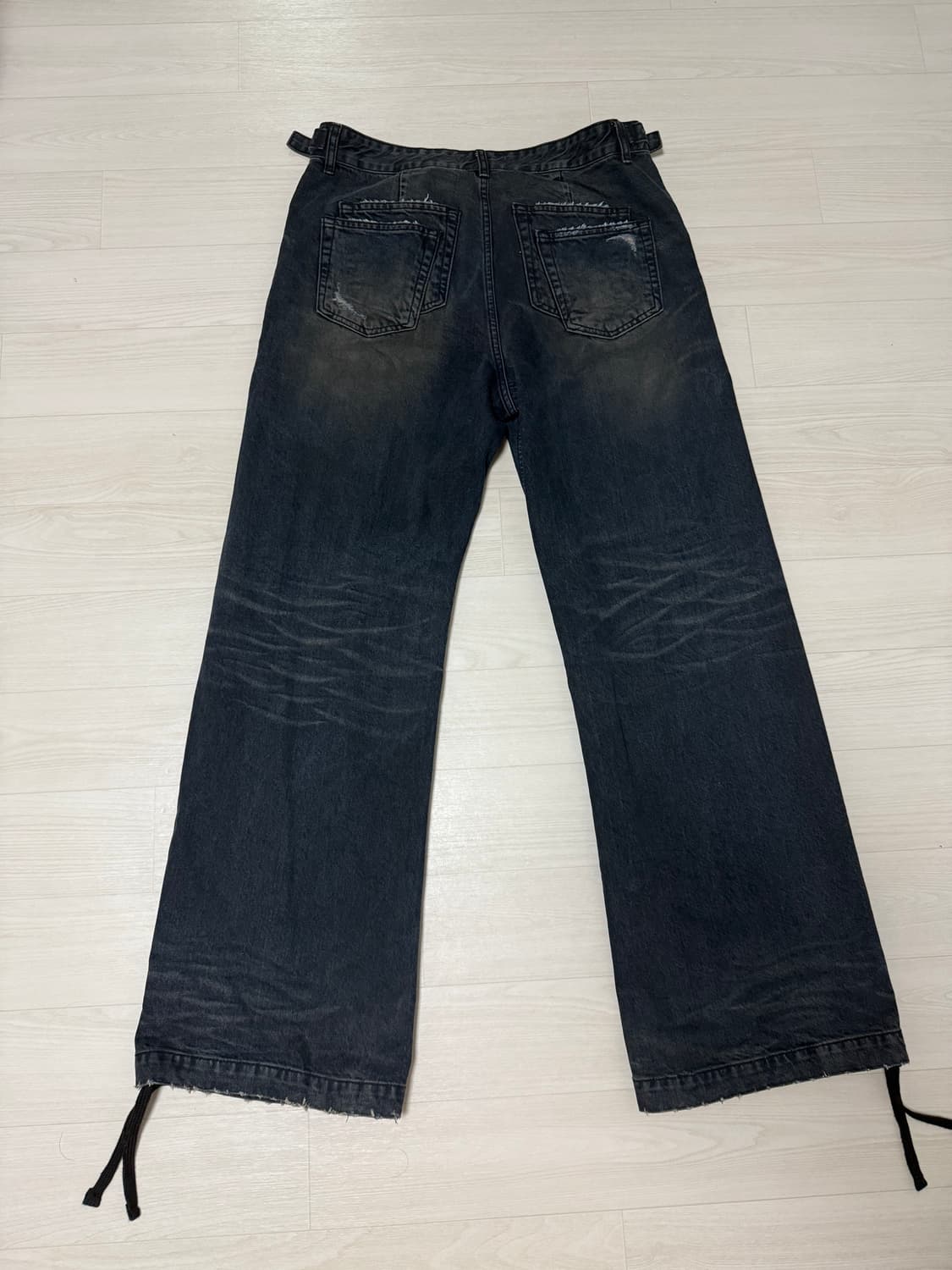 논노드 젠 더티 오일 워시드 데님 팬츠 상품이미지2