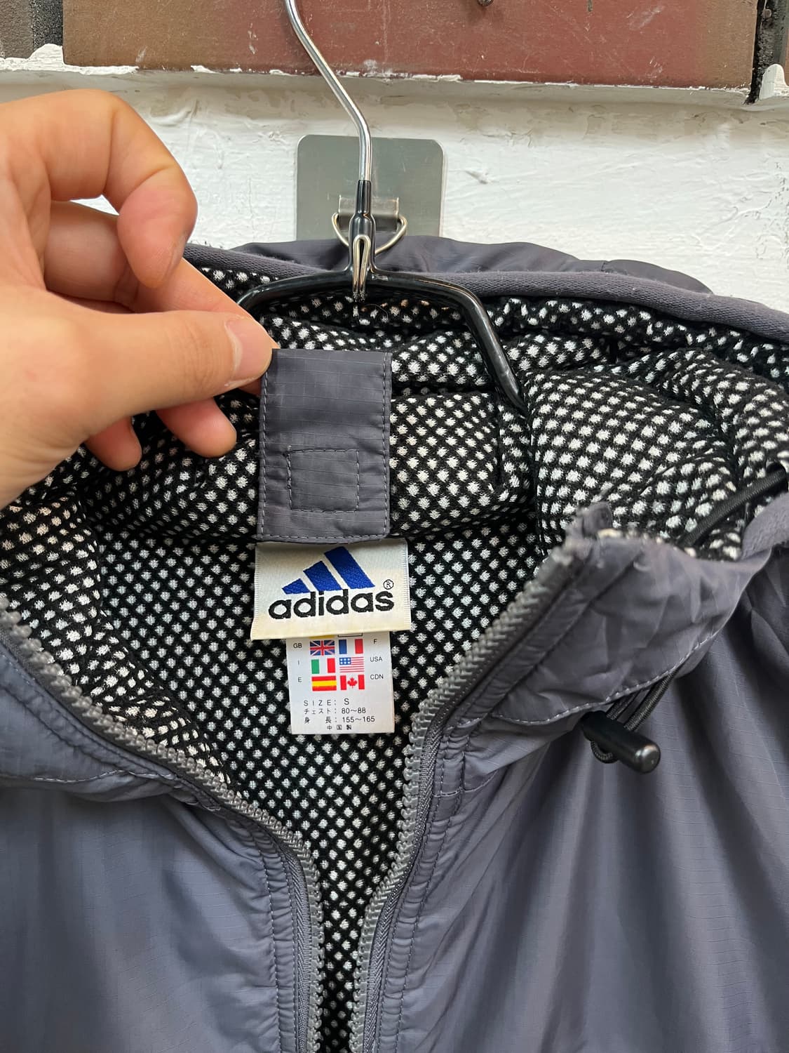 Adidas 90s 후드 퍼프 자켓 S 상품이미지2
