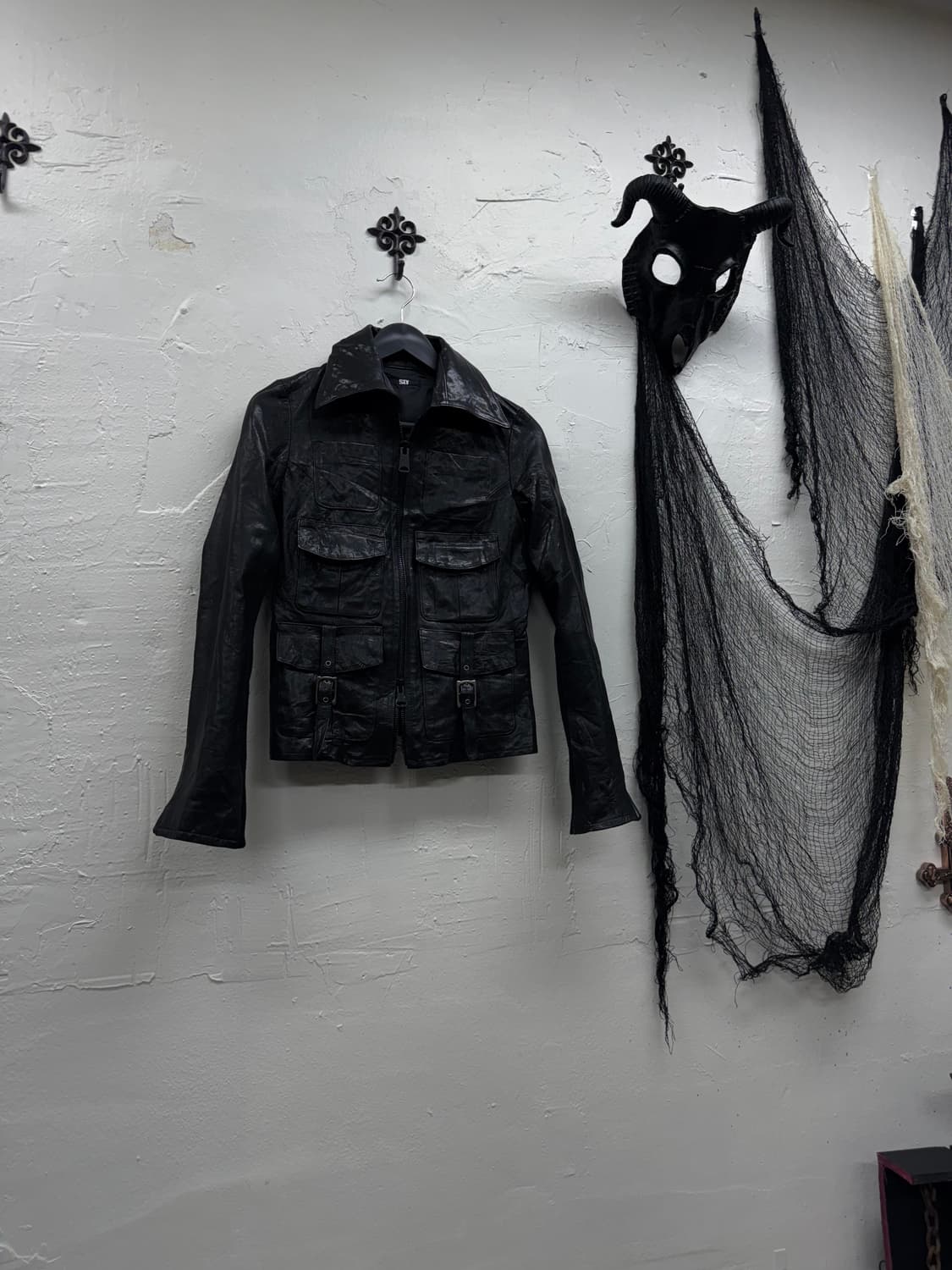 Sly 00s archive gimmick leather jacket 상품이미지1