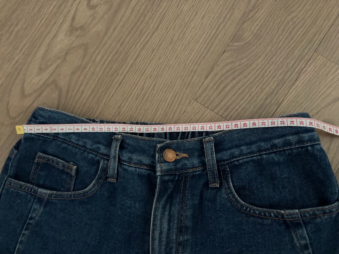 세상 힙한 코리아브랜드 힙합 중청바지 여성 66~66반 키작녀 추천 상품이미지5