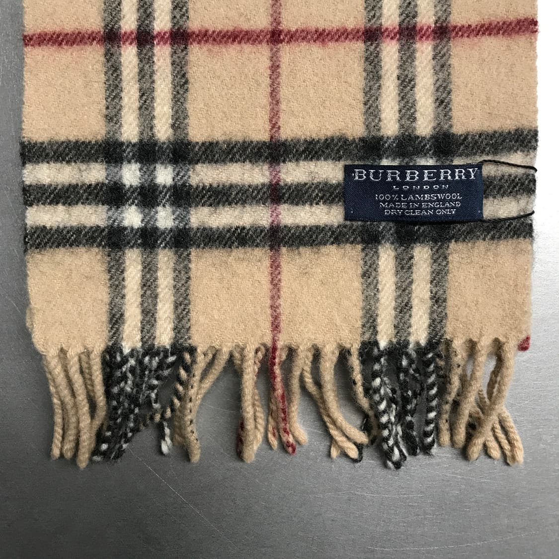 버버리 정품 램스울 머플러 베이지 상품이미지3