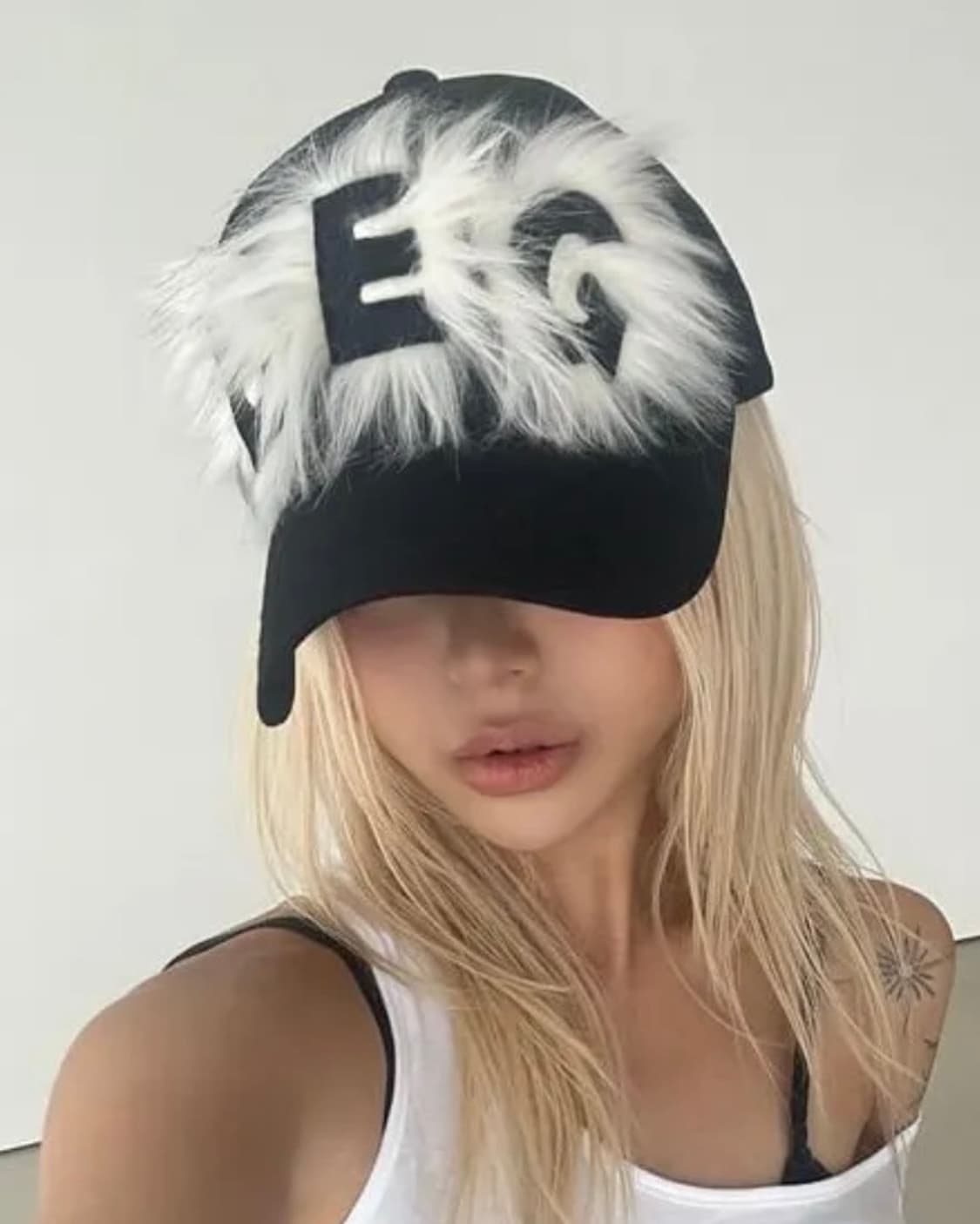 beg fur cap 상품이미지2