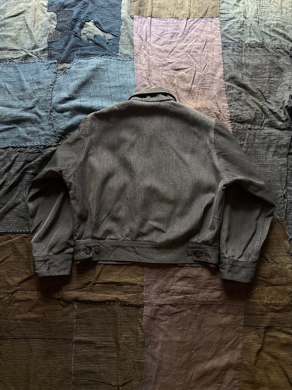 50s USA 빈티지 Unitog 유니온 메이드 투 포켓 울 워크 자켓 상품이미지7