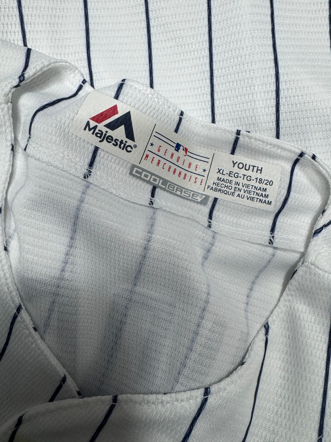 마제스틱 뉴욕 양키스 어센틱 저지 상품이미지3