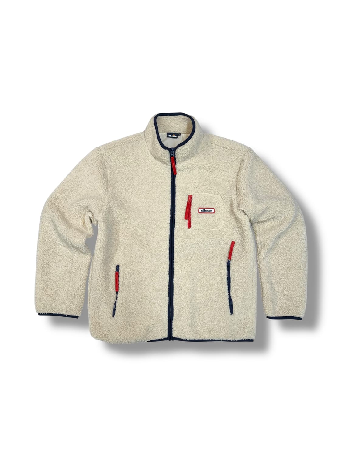 엘레쎄 아이보리 뽀글이 플리스 자켓 (XL)   상품이미지1