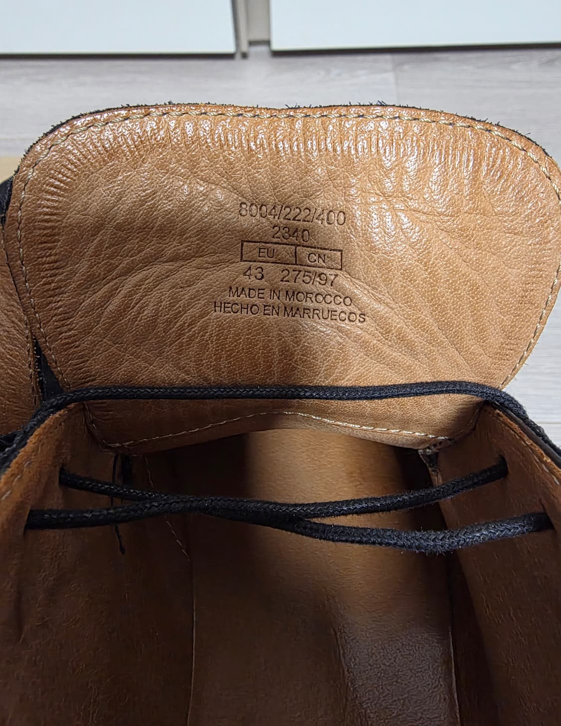 마시모뚜띠 남성 Black 스플릿 스웨이드 사파리 부츠 EU43(275) 상품이미지10