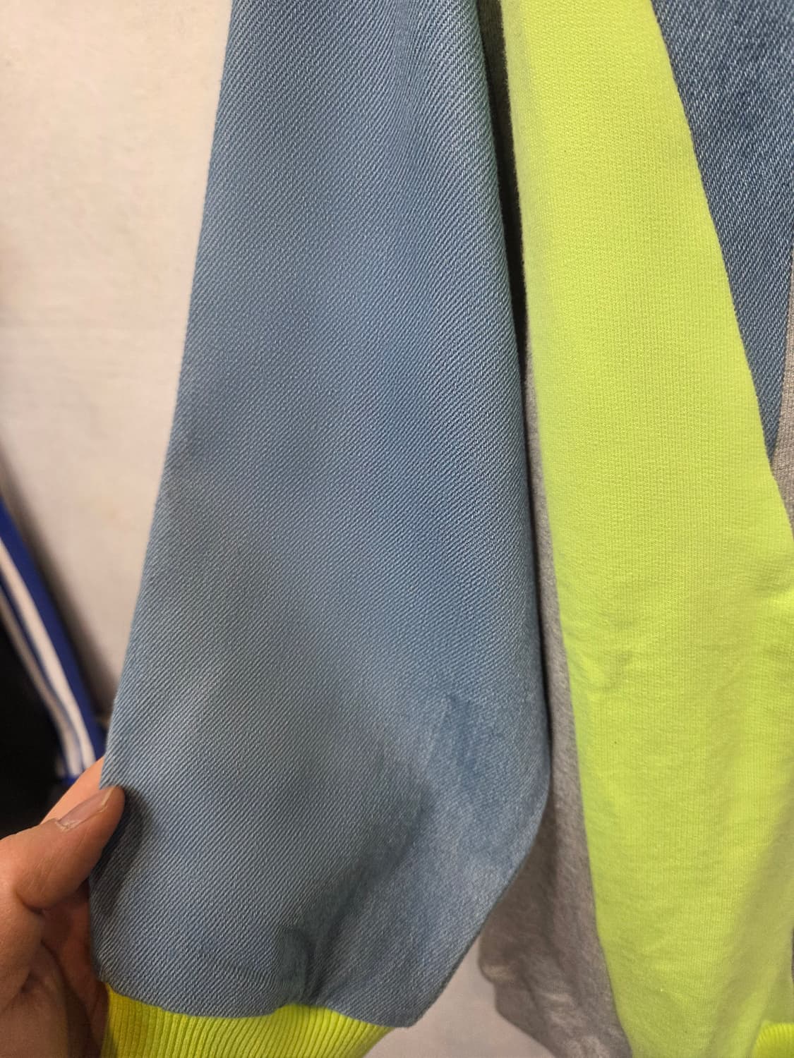 보보트리 키즈 베이비페이스 데님 면 맨투맨 120 오버핏 상품이미지5