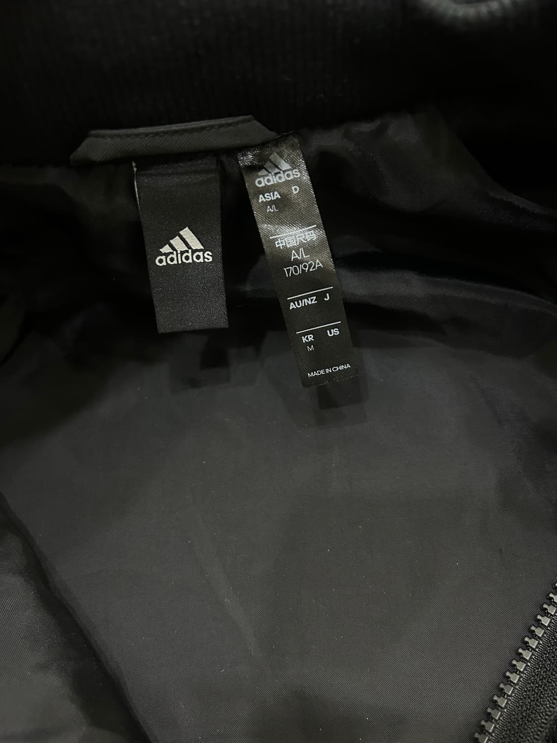 [M]아디다스 숏 플리스 후드자켓/블랙 상품이미지6