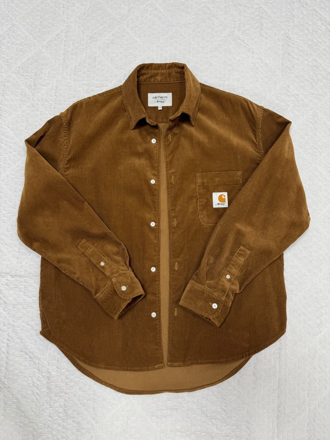 Carhartt wip X awake ny 코듀로이 셔츠 브라운 M 상품이미지2
