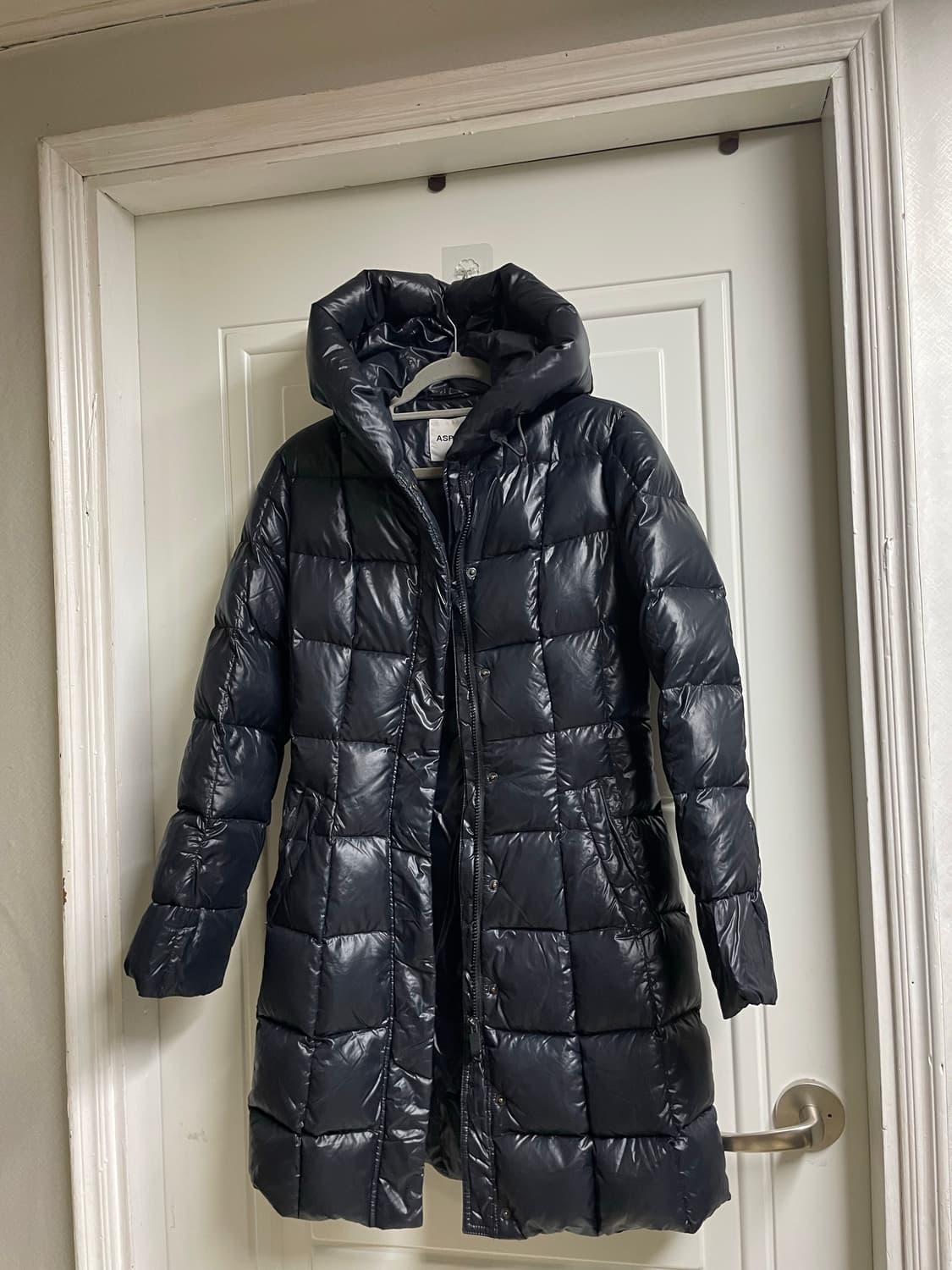 아스페시 ASPESI 유광 구스다운 롱패딩 상품이미지4