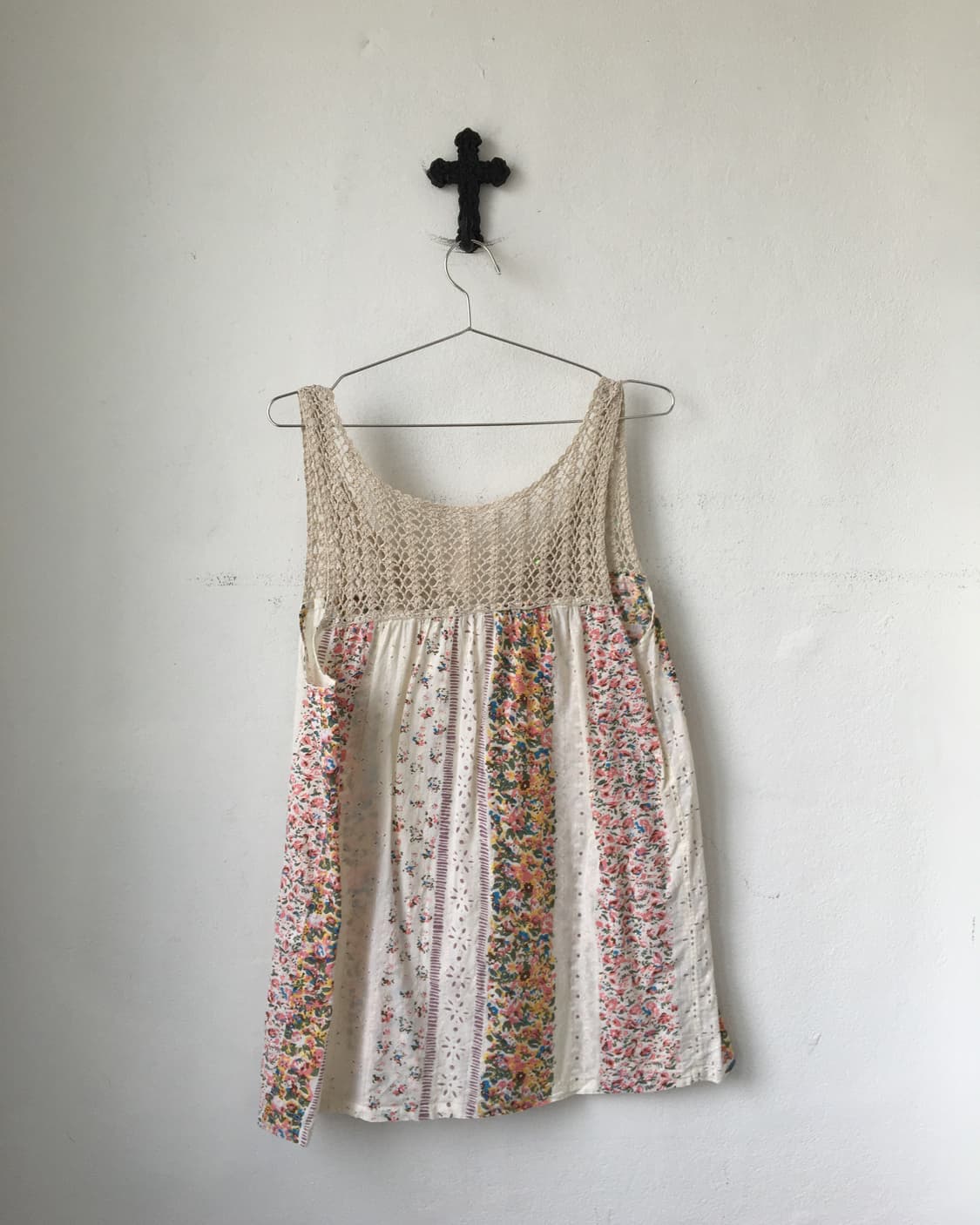 Crochet point patch work sleeveless 상품이미지4