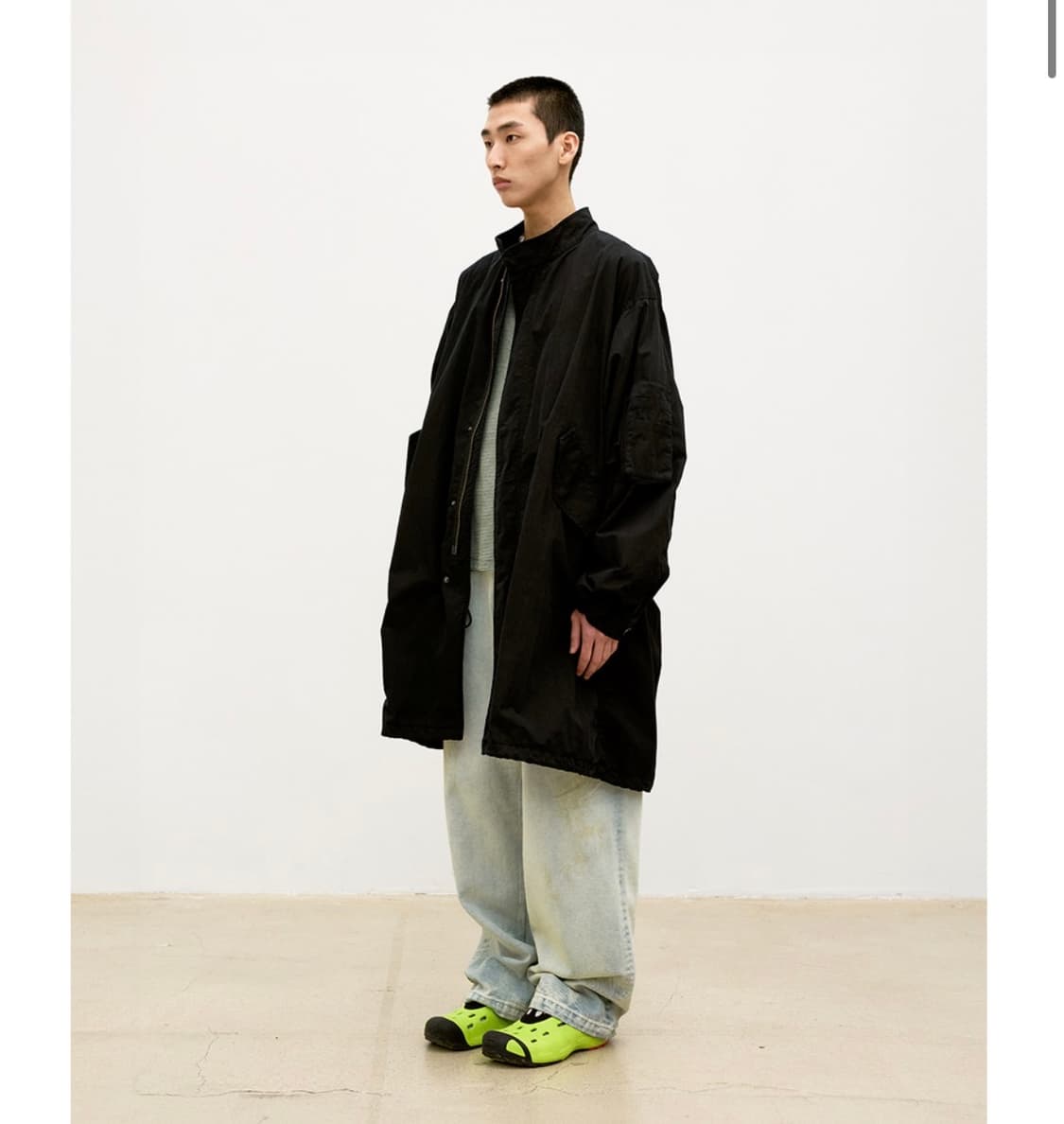 쿠어 가먼트 다이드 피쉬테일 파카 상품이미지2