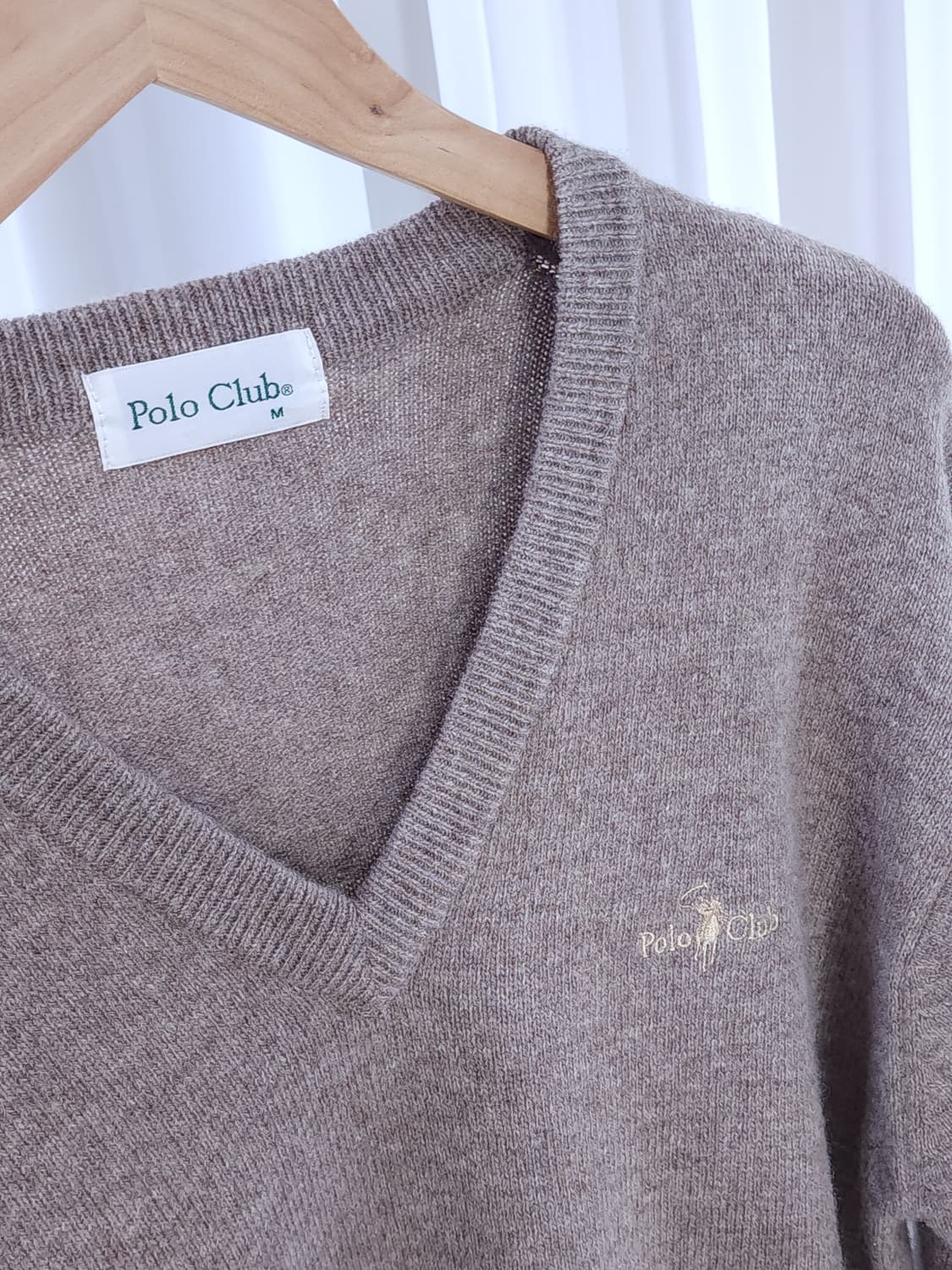 폴로클럽 울100 니트 상품이미지5