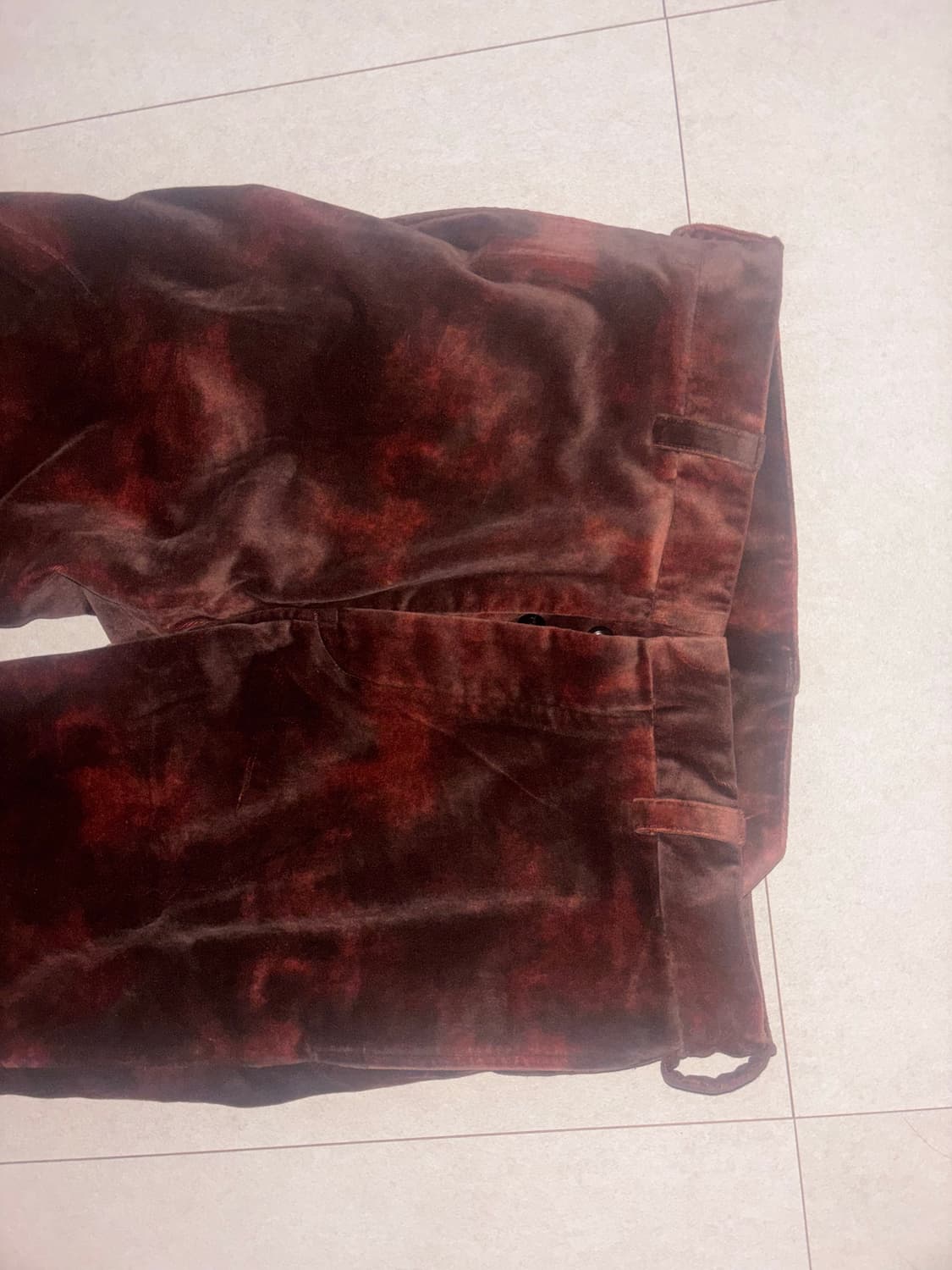 앤드뮐미스터 벨루어 팬츠 상품이미지1