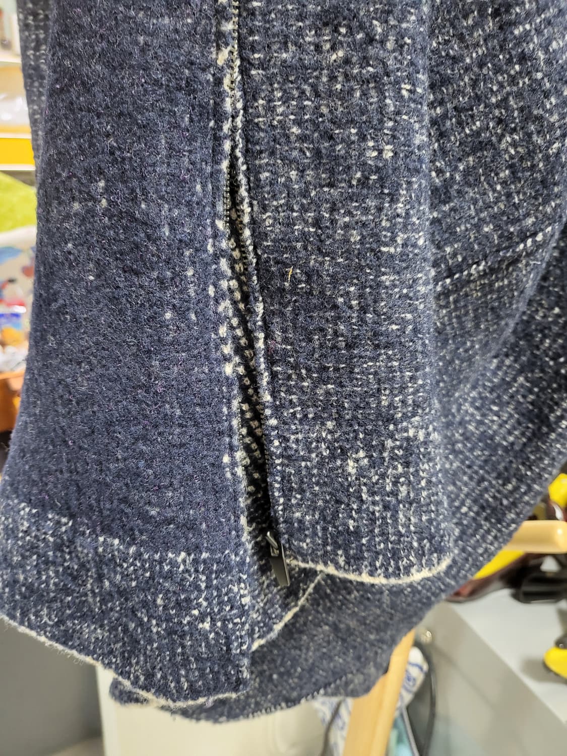 SYSTEM 니트 네이비 니트 프리사이즈 55-77 상품이미지3