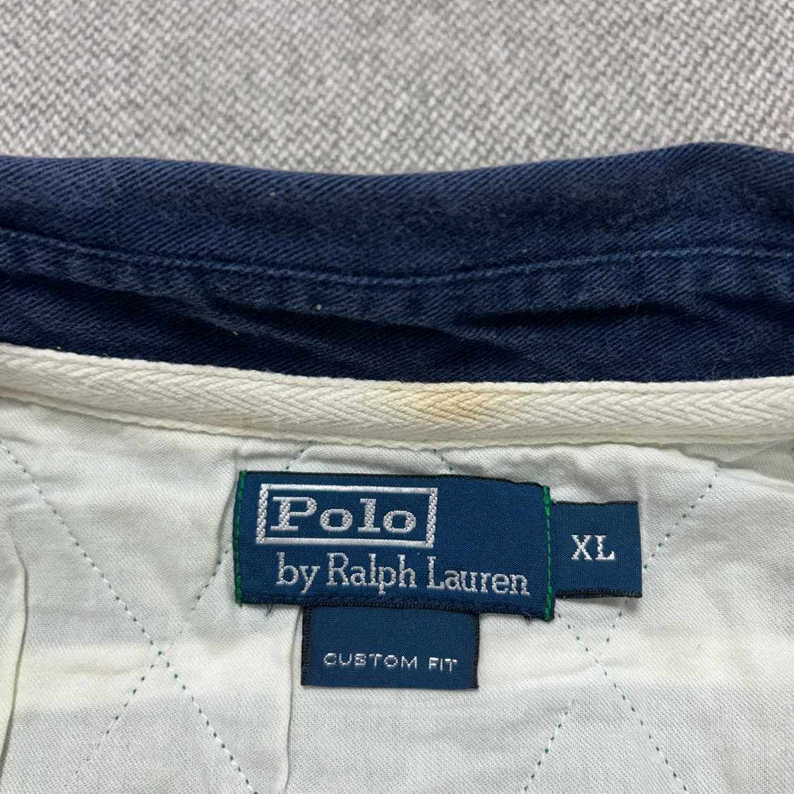 폴로 스트라이프 럭비 카라티(XL) 상품이미지3