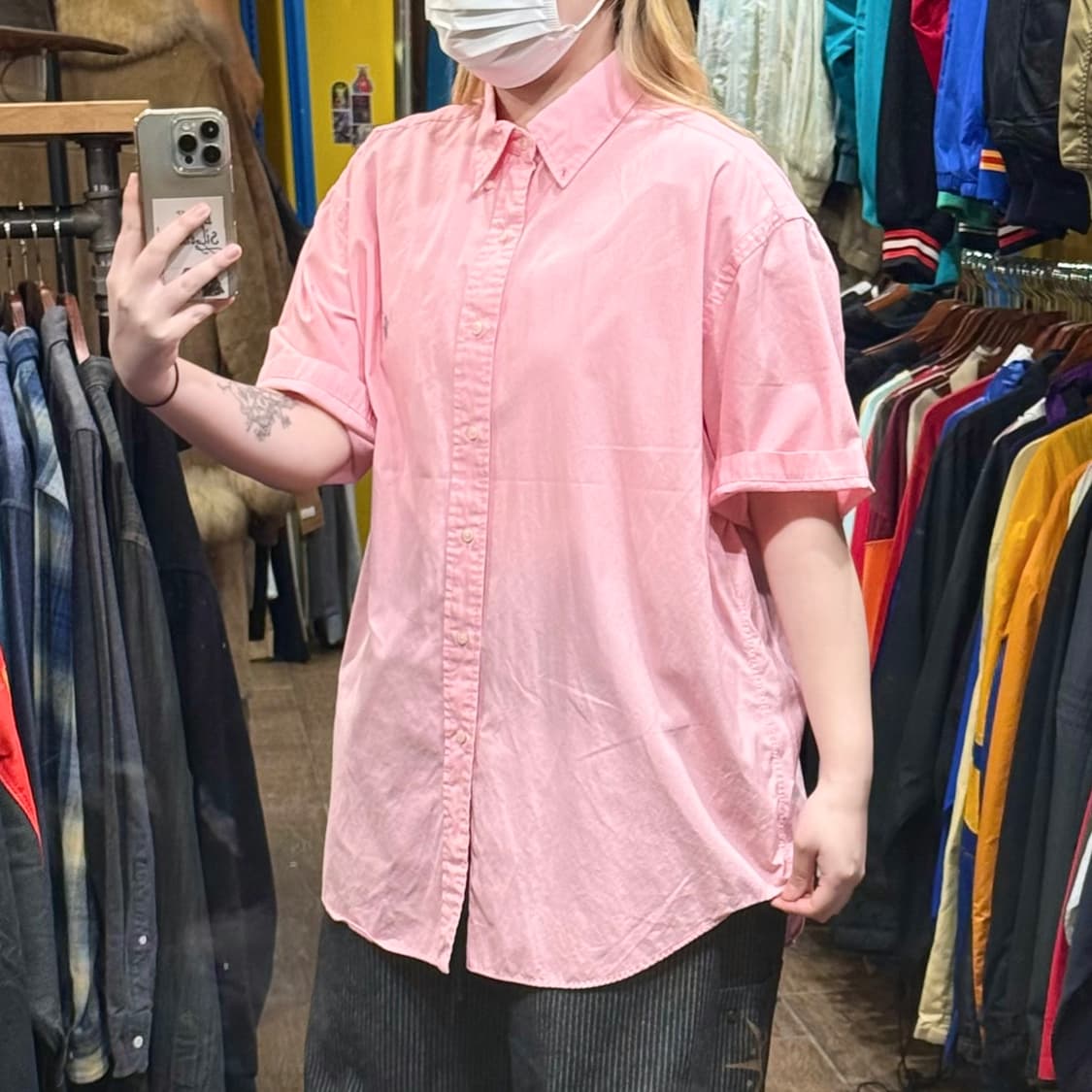 [HI] 폴로 랄프로렌 반팔셔츠 핑크 상품이미지4