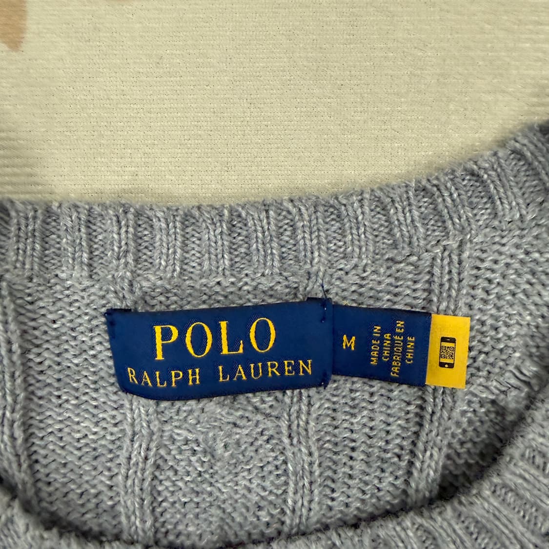(M)폴로 랄프로렌 케이블 꽈배기니트(그레이) 상품이미지2