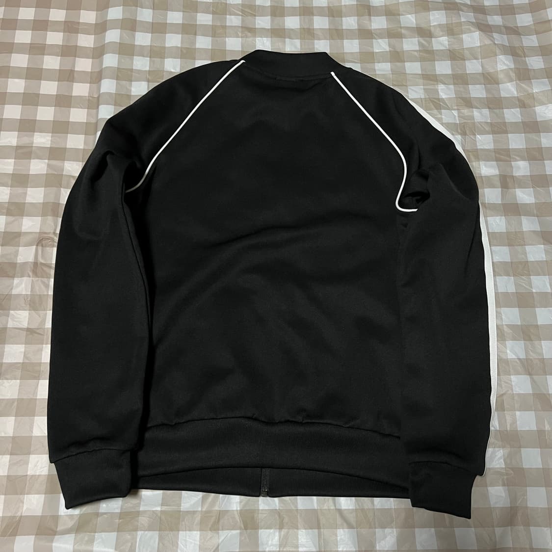 아디다스 슈퍼스타 져지 M 블랙 검정 트랙탑 삼선 집업 상품이미지3