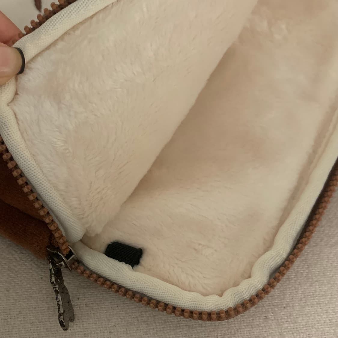 쿨키즈타운 테디 베어 퍼 브라운 이북 리더기 카메라 디카 외장하드 파우치 상품이미지5