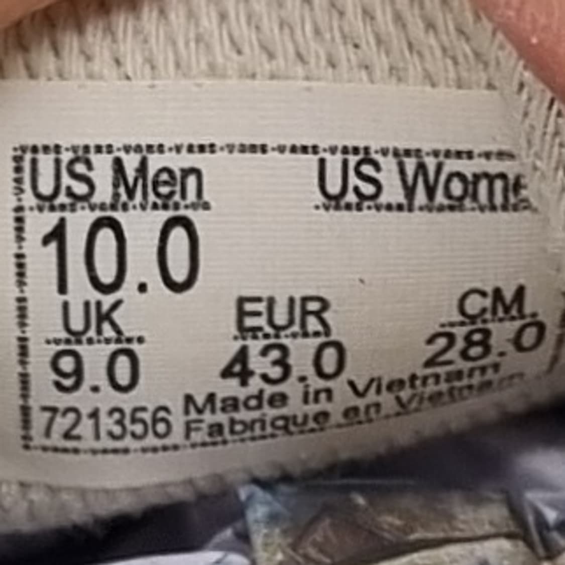 반스 볼트 어센틱 네이비 남성스니커즈280 상품이미지6