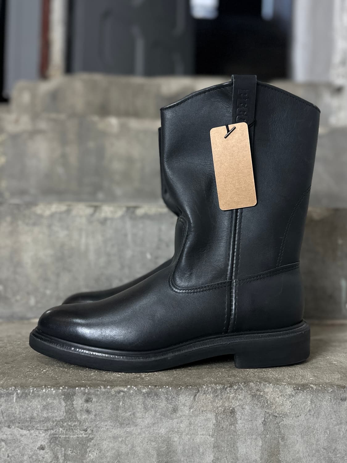 00's OG USA Made 레드윙 1143 페코스 블랙 웨스턴 부츠 상품이미지5