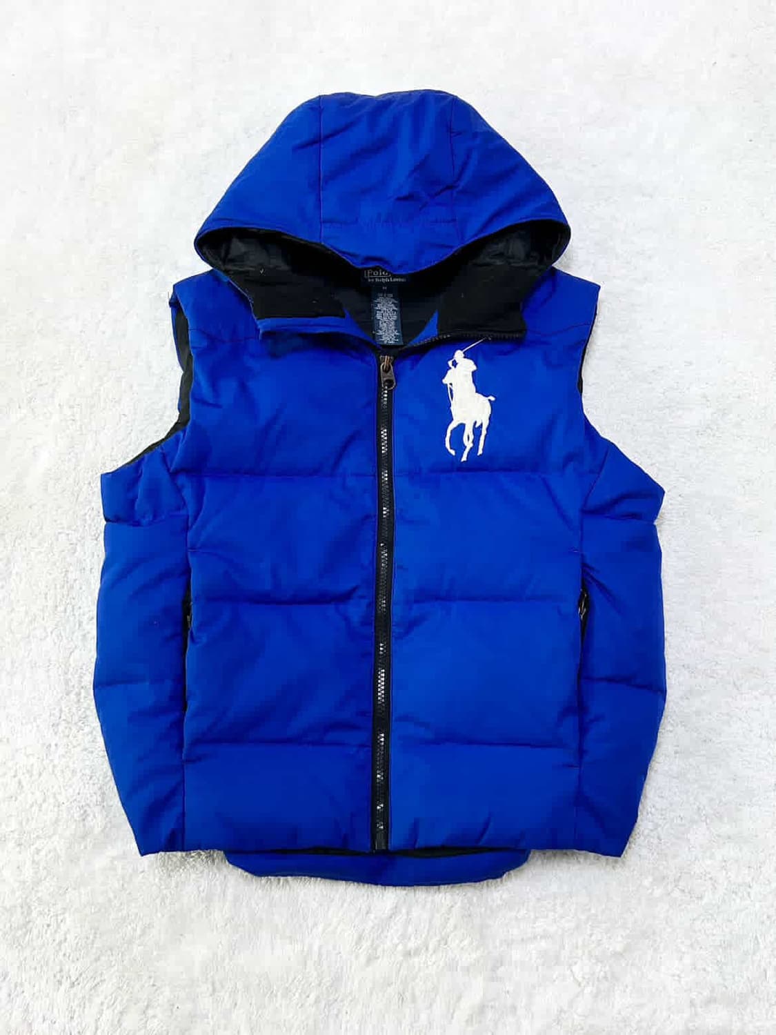 폴로 빅포니 코발트블루 패딩조끼 상품이미지5
