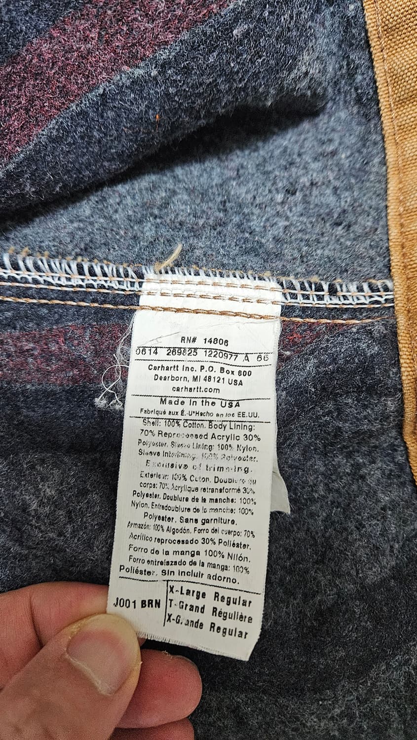 칼하트 디트로이트 J001 BRN 125주년 기념판 상품이미지4