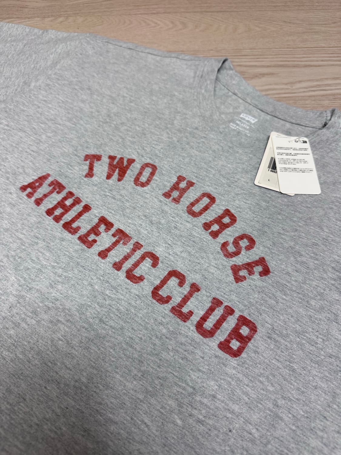 리바이스 반팔 티셔츠 그레이 GRAPHIC BOXY FIT T-SHIRT 상품이미지5