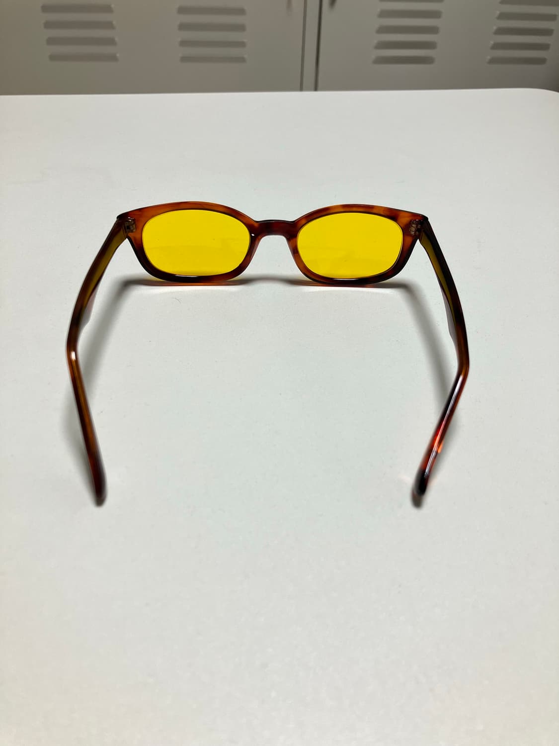 빈티지 컬러 선글라스 brown yellow 상품이미지4