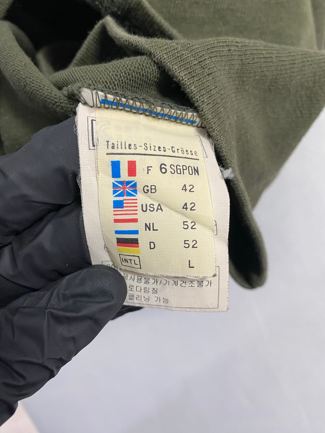 세인트제임스 보트넥 카키 롱슬리브 긴팔티 L 상품이미지5