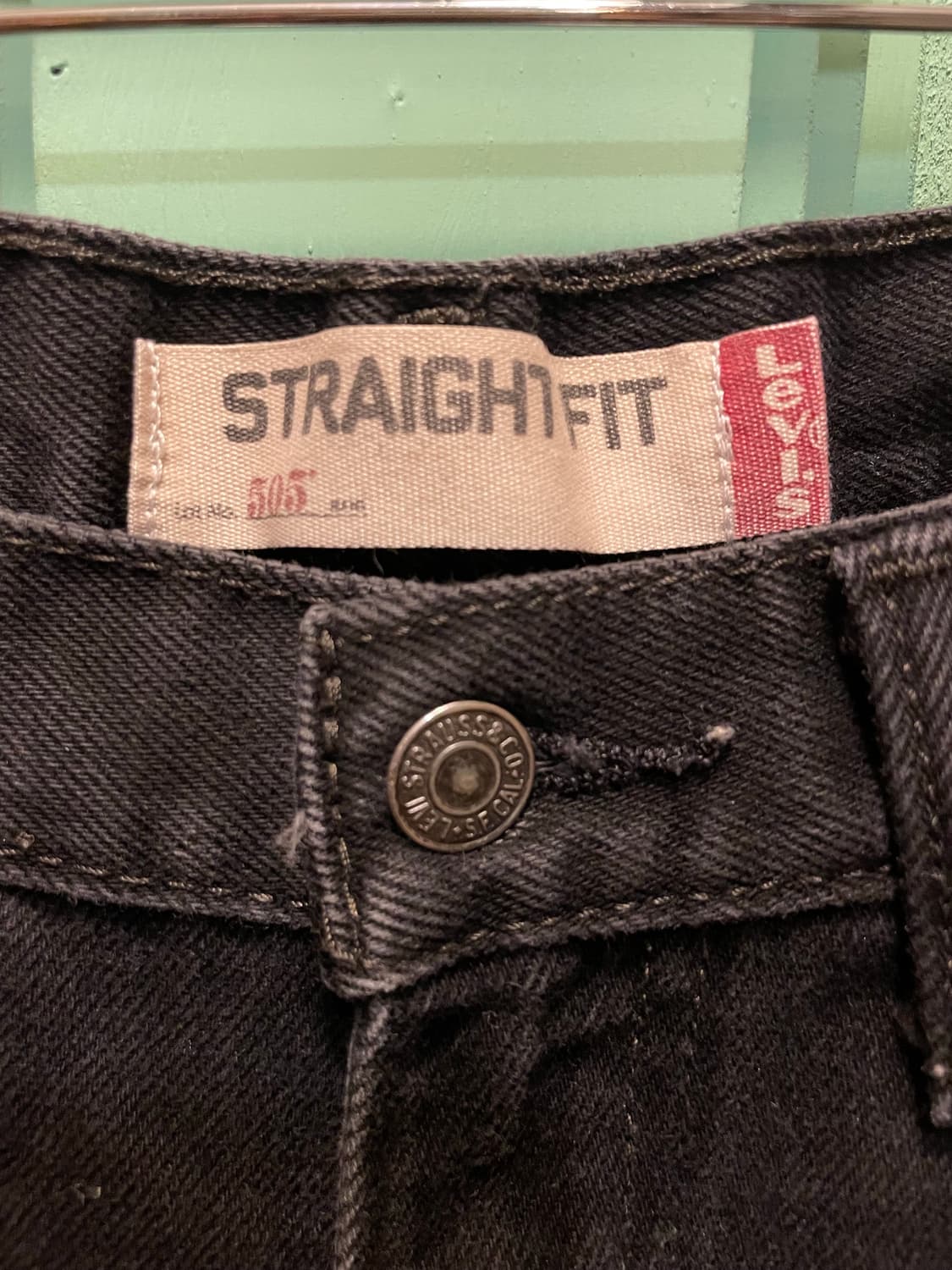 00’s Levi’s 505 Black Denim Pants  상품이미지2