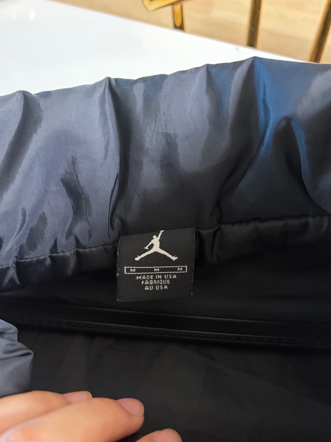 조던 패딩 조끼 블랙 M 상품이미지5