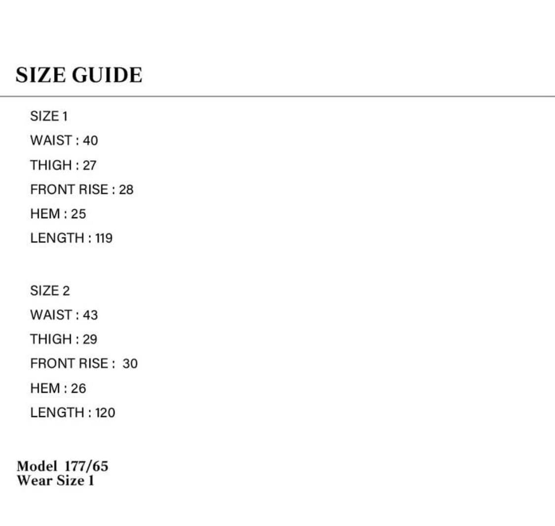 이현프로젝트 왁스 부츠컷 플레어 데님 새상품 상품이미지2
